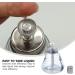 iplusmile 180ML Push Down Pump Dispenser Glass Bottle Lockable Pump Dispenser Bottle Push Down Manicure for Nail Polish Makeup Remover - Buy Online on GoSupps.com