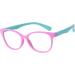 Kids Blue Light Filter Glasses - UV Protection TR90 Frames for Boys & Girls + Adjustable Band & Pink Case - Buy Online on GoSupps.com