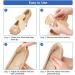 Haofy Heel Cushion - Self-Adhesive Anti-Slip Gel Inserts for High Heels & Pumps | Comfort & Protection for Large Shoes - Buy Online on GoSupps.com
