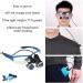 Magnifier 3.5X 420mm Dental Surgery Magnifying Glass Binocular Loupe handsfree Headband Magnifier with Led Headlights with Handy Carry Case for Hobby Electricians Jewelers S - Buy Online on GoSupps.com