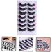 minkissy 7 Pairs False Lashes Cosplay Lashes Lash Extension Lash Clusters Cosmetic Lashes Colored Lashes Color Lashes Fake Lashes Individual Lashes Chemical Fiber - Buy Online on GoSupps.com