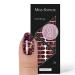 Miss Sophie Nail Wraps - 24 Ultra-Thin-self-Adhesive Long-Lasting Nail Wraps Aubergine Purple 24