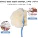 SetSail Shower Body Brush with Bristles and Loofah - Long Handle Back Scrubber for Men and Women - Exfoliating Shower Brush for Skin Massage - Buy Online on GoSupps.com