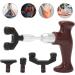 Ververt Touch T-Shape Therapeutic Hand Massager | Deep Tissue Muscle Massage Gun for Pain Relief & Acupressure - Ideal for Physiotherapy - Buy Online on GoSupps.com