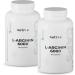 High-Dose Vegan L-Arginine Capsules - 6000mg Pure Herbal Formula | 360 Caps - No Magnesium Stearate or Gelatin - Fermented Laboratory Tested - Buy Online on GoSupps.com