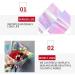 Rainbow Glossy Clear Film Roll for Resin Fillers | Iridescent Cellophane Wrap for Resin Crafts & Jewelry Making | Blue Color - Buy Online on GoSupps.com