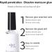 Solid Nail Glue Gel for Press on Nails Beauty Nail Glue Nails Kit with Uv Light Fast Bond Nail Glue Strong Nail Glue Professional Nail Glue (3Bottle) - Buy Online on GoSupps.com