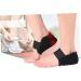FOMIYES Non-Slip Heel Covers - Protective Heel Sleeves & Cushions for Feet - Comfort & Support - Black 12.8x8.2cm - International Shipping Available - Buy Online on GoSupps.com