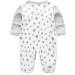 MAMIMAKA Baby Rompers Pajamas Cotton Jumpsuit | Long Sleeve Footed Bodysuit 0-3 Months Grey - Buy Online on GoSupps.com