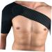 FRCOLOR Adjustable Black Shoulder Brace - Compression Splint with Straps for Pain Relief - SBR Protective Support - Buy Online on GoSupps.com