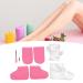 Paraffin Wax Bath Gloves Booties Wax Treatment Hand Foot Set Moisturizing Gloves Paraffin Wax Gloves SPA Heat Insulated Mitts and Booties 100pcs Disposable Glove Foot Cover