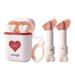 ICE LOVE Silky Mist Matte Lipstick Set - Long Wear Waterproof Velvet Lipstick & Lip Gloss for Women (2pcs) - Non-Stick Cup Makeup - Buy Online on GoSupps.com