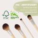 PARSA BEAUTY Powder & Bronzer Brush | FSC -Certified Bamboo Makeup Brush for Flawless Application - Buy Online on GoSupps.com