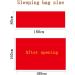 E-Onfoot Fleece Sleeping Bag Liner - Red | Camping Sleep Sack Travel Sheet - Buy Online on GoSupps.com