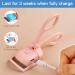 Biutee Rechargeable Heated Eyelash Curler with Double Head Comb - 2 Heat Modes, Silicone Pad, Pink - Buy Online on GoSupps.com