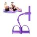 21 Fitness Resistance Bands-4 Tube Pedal Ankle Puller - 2023 New Sit up Leg Stretch Rope Exercise Bands with Handles Stretching Workout Fitness Bands for Arm Weights Exercise Equipment Purple
