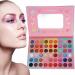 Shimmer Eyeshadow Palette 54 Colors Large Rainbow Eye Shadow - Waterproof High Pigmented Blendable Colorful Eyeshadow Palette for Holiday Cosmetics
