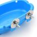Mygeromon Small Bird Bath for Cage - Hanging Tub Bowl for Parrot/Parakeets/Cockatiels - Blue Birdbath Shower Option - Buy Online on GoSupps.com
