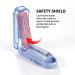 Pill Cutter - 2 PCS Pill Splitter for Small & Large Pills with Safety Blade Guard - Blue Medicine Slicer for Cleanly Cutting Medication and Vitamins - Buy Online on GoSupps.com