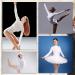 Javly Women's Black Long Sleeve Ballet Leotard - XX-Large White | Dancewear - Buy Online on GoSupps.com