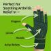 Hempvana Green Relief Arthritis Gloves | As Seen On TV | Advanced Compression for Pain & Swelling Relief | Adjustable Wrist Strap | Non-Slip Grip | L/XL (1 Pair) - Buy Online on GoSupps.com