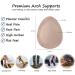 Buy Leather Metatarsal Foot Pads - 3 Pairs Self-Adhesive Cushions for Foot Pain Relief | Comfortable Forefoot Support for Morton's Neuroma - Buy Online on GoSupps.com