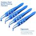 dijiusidy Eyelid Tweezers Non-Slip Cleaning Clips Clogging Removal Clamps Adults Women Men Cosmetics Tools Health Care Accessories Small Rectangle Tip - Buy Online on GoSupps.com