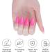 Pink Semi Cured Gel Nail Strips - 20Pcs French Manicure Stickers for Long Lasting Results - Buy Online on GoSupps.com