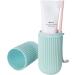 Jacekee Travel Toothbrush Holder - Portable Dust-Sealed Toothbrush Case for Camping Business Trips & School - Blue Travel Toothbrush Mug - Buy Online on GoSupps.com