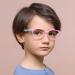 Kids blue light blocking eyewear UV400 protection anti blue ray computer game glasses for children age 3-10 Pink Frame + Green Temple - Buy Online on GoSupps.com