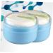 2 pi ces Bo te de Rangement pour Puff de Poudre Gar on Fille tui Pratique et Doux pour Soins Peau D licate N s Bleu - Buy Online on GoSupps.com