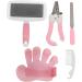 Rabbit Grooming Kit | Deep Cleaning Small Pet Grooming Kit for Rabbits & Small Animals (Large Pink) - Shop Now! - Buy Online on GoSupps.com
