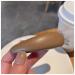 Hair Clips PU Leather Hair Clip Sponge Padded Barrette Solid Thick Hairpin Women Hair Snap Korean Style Headwear Blue Hair Clips (Size : Khaki 2)