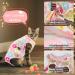 Cat Surgery Recovery Suit Male Female Anti Licking Cat Onesies Cone E-Collar Alternative Pet Vest Post Operative Abdominal Wounds Protector Prevent Licking for Small Cat Puppy Doughnut (L) - Buy Online on GoSupps.com
