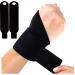 2 PCS Wrist Brace Sport-Adjustable Carpal Tunnel Hand Support Men Women Wrap Guard-Pain Relief WristBands Compression Strap Sleeve for Indoor Outdoor Gym Weightlifting Fitness Workout Yoga Day Night 0.04 Kilograms
