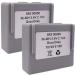 2-Pack 68300900 Rechargeable Battery 3.6V 2.1Ah Ni-MH Grau/Grey Battery for HETRONIC Remote Control 683 00900 Battery 2100mAh