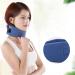 Shop RKNYC Adjustable Neck Support | Soft Sleep Aid for Cervical Spine Relief | Universal Blue L - Buy Online on GoSupps.com