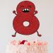 Monster Bash - Dessert Cupcake Toppers - Little Monster 8th Birthday Party or Baby Shower Birthday Party Decorations red flash - Buy Online on GoSupps.com