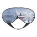 Winter Landscape Eye mask Soft Elastic and Adjustable Nighttime Comfort Sleeping mask Suitable for Both Men and Women