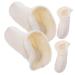 Insoles for Clogs Replacement 2 Pairs Winter Fur Insert Lining Shoe Warm Removable Furry Liners Shoes Clogs Replacement/784 7.5 2white