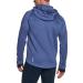 TSLA Men's Full Zip Hoodie Jacket - Lightweight Performance Training Jacket - Dusty Blue - Size Medium - Buy Online on GoSupps.com