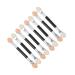 Mikinona 20pcs Latex Eye Shadow Stick Eyeshadow Eye Makeup Tool Eye Shadow Sponge H3210 Eyelash Laye