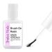 SHEBA NAILS Brush On Nail Resin 1/2 oz - Clear Professional Nail Adhesive for Wraps and Strengthening - Strong Bond Nail Glue - Buy Online on GoSupps.com