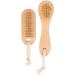 minkissy Wooden Face Cleansing Brush for Facial Exfoliation Dry Brush for Face Care Exfoliating Face Brush Skin Scrubber - Buy Online on GoSupps.com