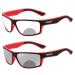 helena Rectangle Transition Photochromic Bifocal Reading Glasses for Men Women Outdoor Sports Presbyopia Sunglasses reader Red 1.75 x