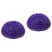 JECOMPRIS 2ST Durian ball Tool Neck massage device Triggering point outdoor massage device Muscle training massager body relaxing training equipment yoga pvc violet office