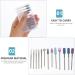 FOMIYES 1 Nail Drill Set Electric Nail File Bits Nail Drill Bits for Acrylic Nail Tungsten Steel Nail Drill Bit Nail Polishing Tools Nail Art Tool Lengthen Drilling Tool To Rotate Corundum - Buy Online on GoSupps.com