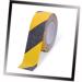 Hazard Tape Anti Slip Tape Cuttable for Stairs DIY Home Anti Slip Safety Grip Tape 2" Outdoor Non Slip Hazard Tape for Sidewalks