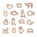 Tenlacum Natural Beech Wood Teething Ring - BPA Free 15 Pack | Eco-Friendly Baby Teething Toy for International Shipping - Buy Online on GoSupps.com