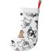 Ffexs Cute Dog Velvet Christmas Socks New Year Holiday Comfort for All Sizes | International Shipping - Buy Online on GoSupps.com